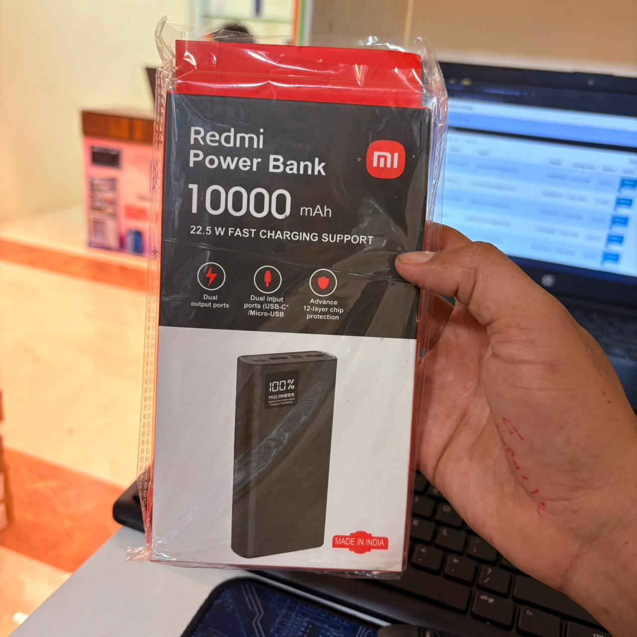Redmi Mi 10000 Mah Powar Bank 6M Warranty